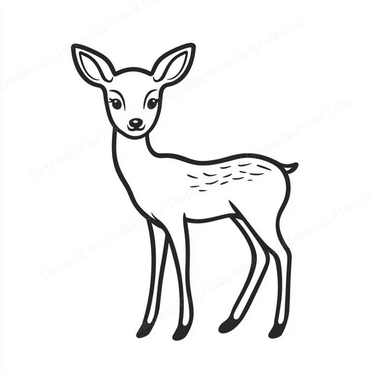 Deer Vector Graphic preview