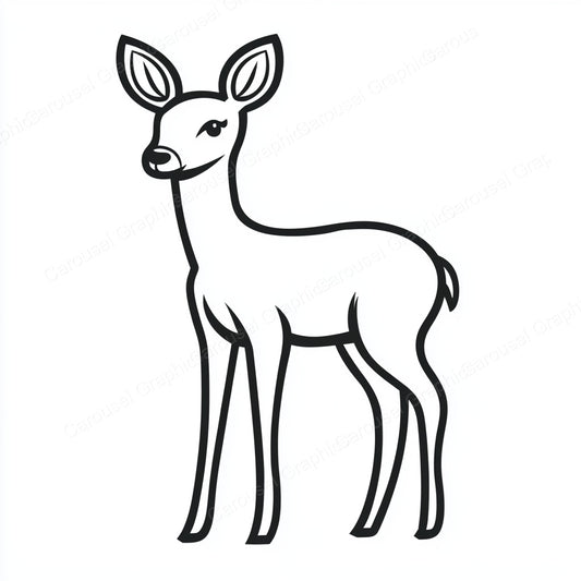 Deer Vector Graphic preview