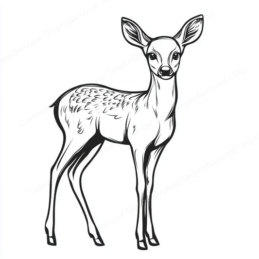 Deer Vector Graphic preview