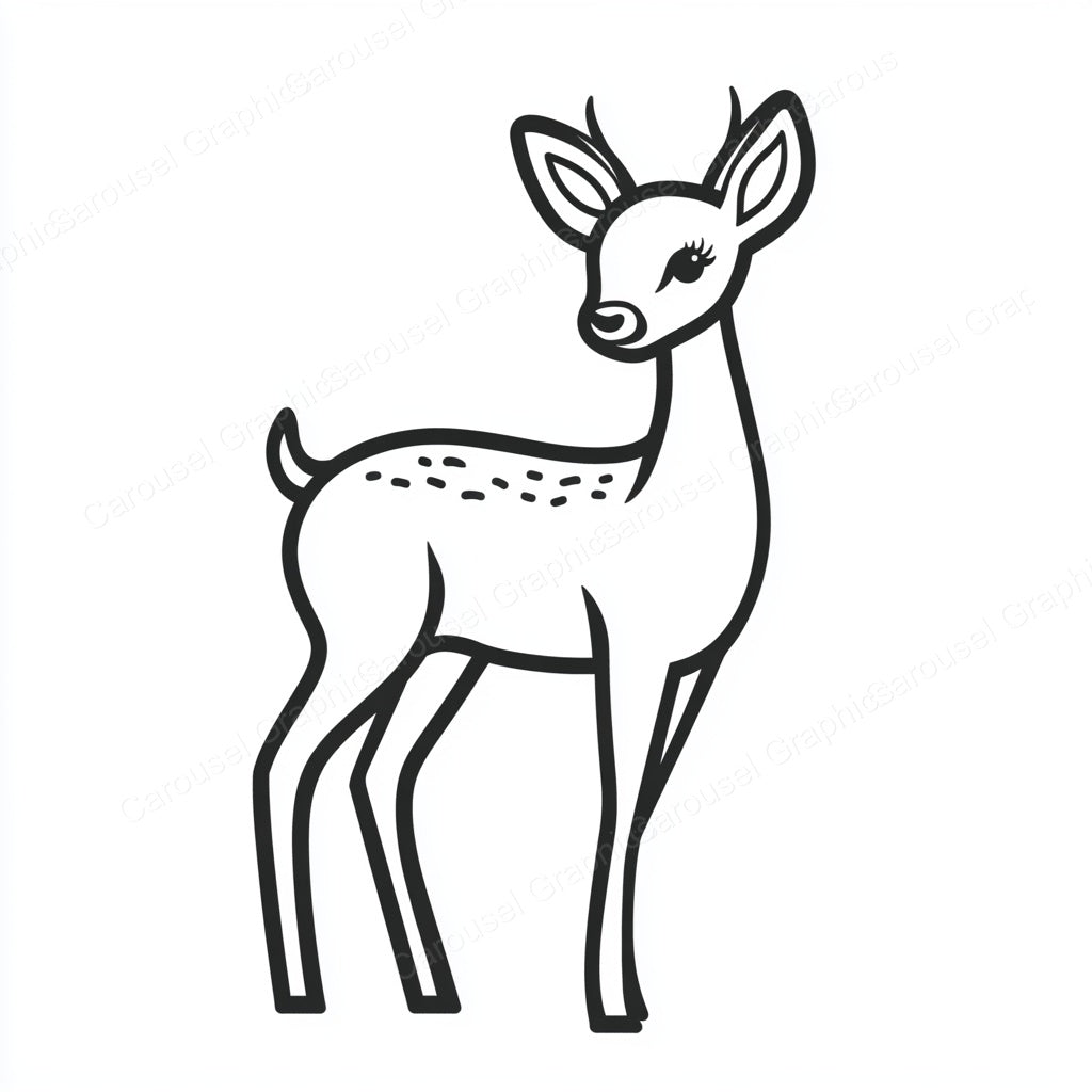 Deer Vector Graphic preview