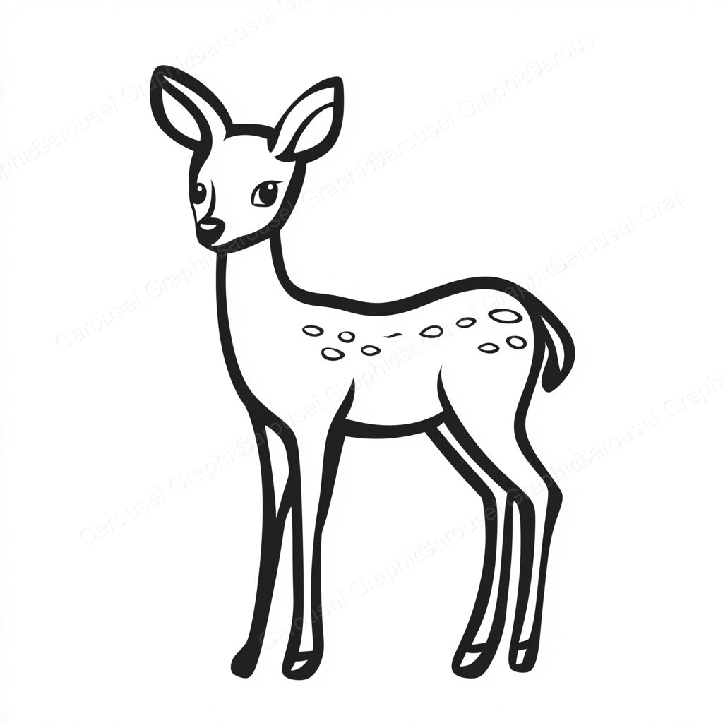 Deer Vector Graphic preview