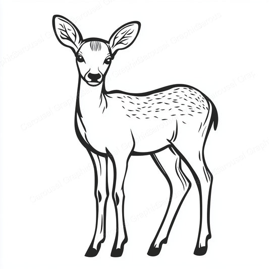 Deer Vector Graphic preview