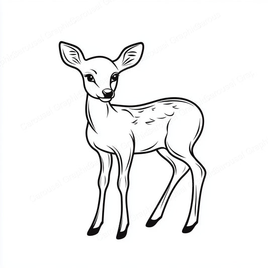 Deer Vector Graphic preview