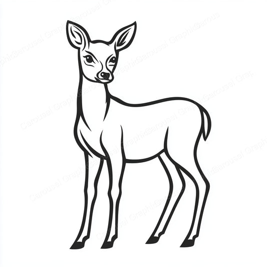 Deer Vector Graphic preview