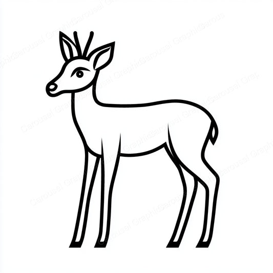 Deer Vector Graphic preview