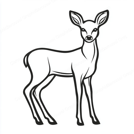Deer Vector Graphic preview
