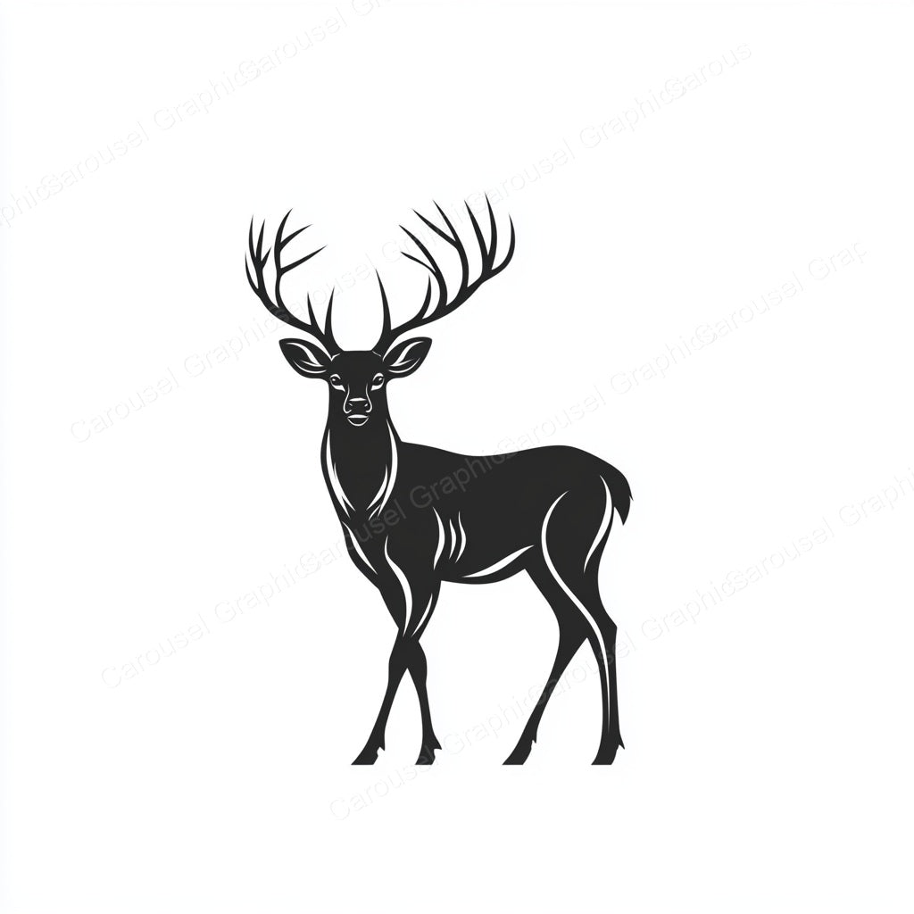 Deer Vector Graphic preview