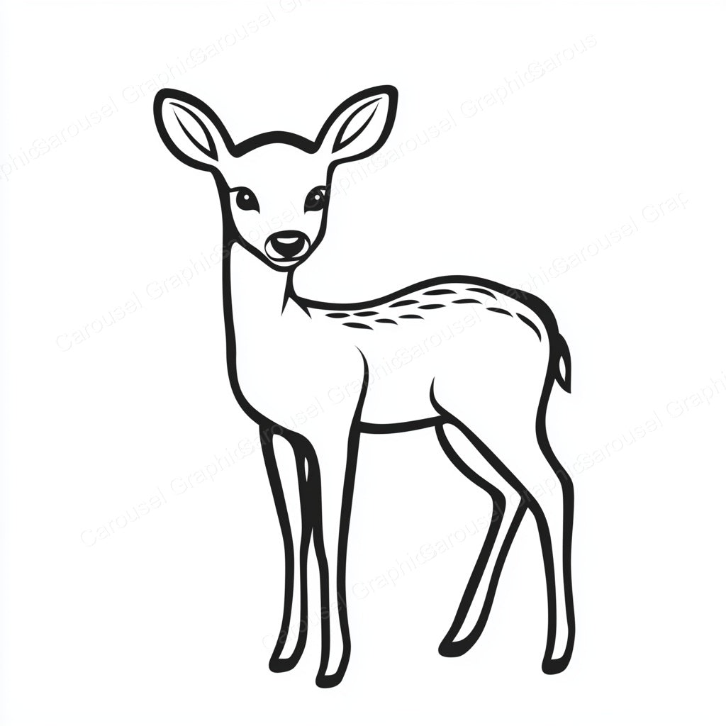 Deer Vector Graphic preview
