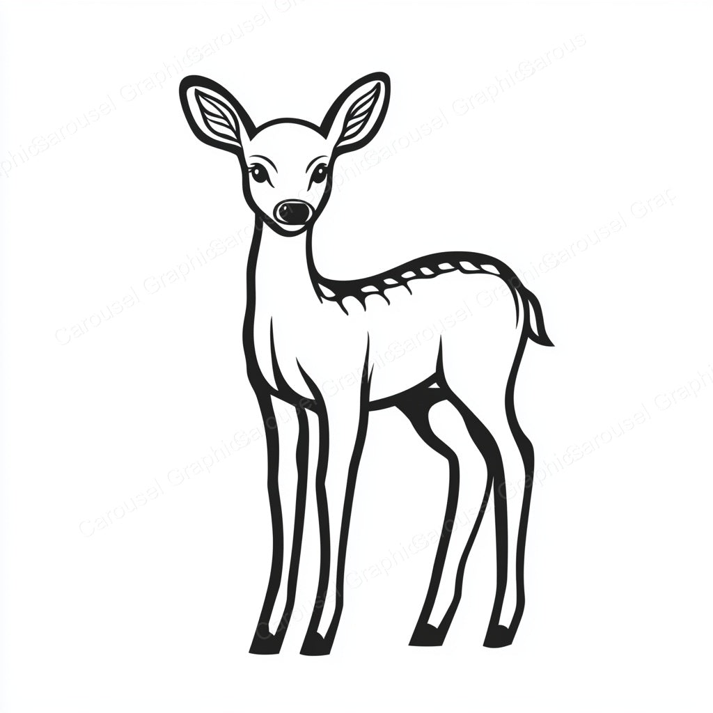 Deer Vector Graphic preview