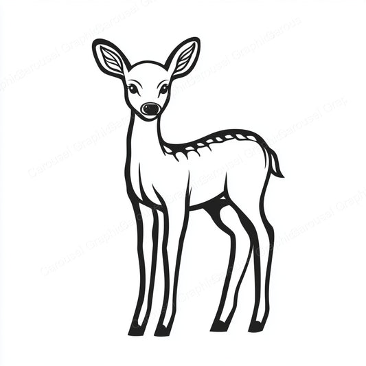 Deer Vector Graphic preview