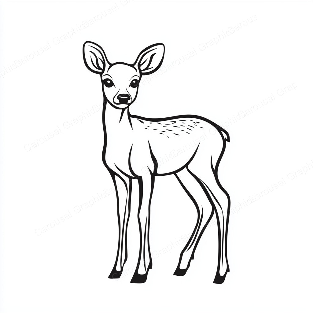 Deer Vector Graphic preview
