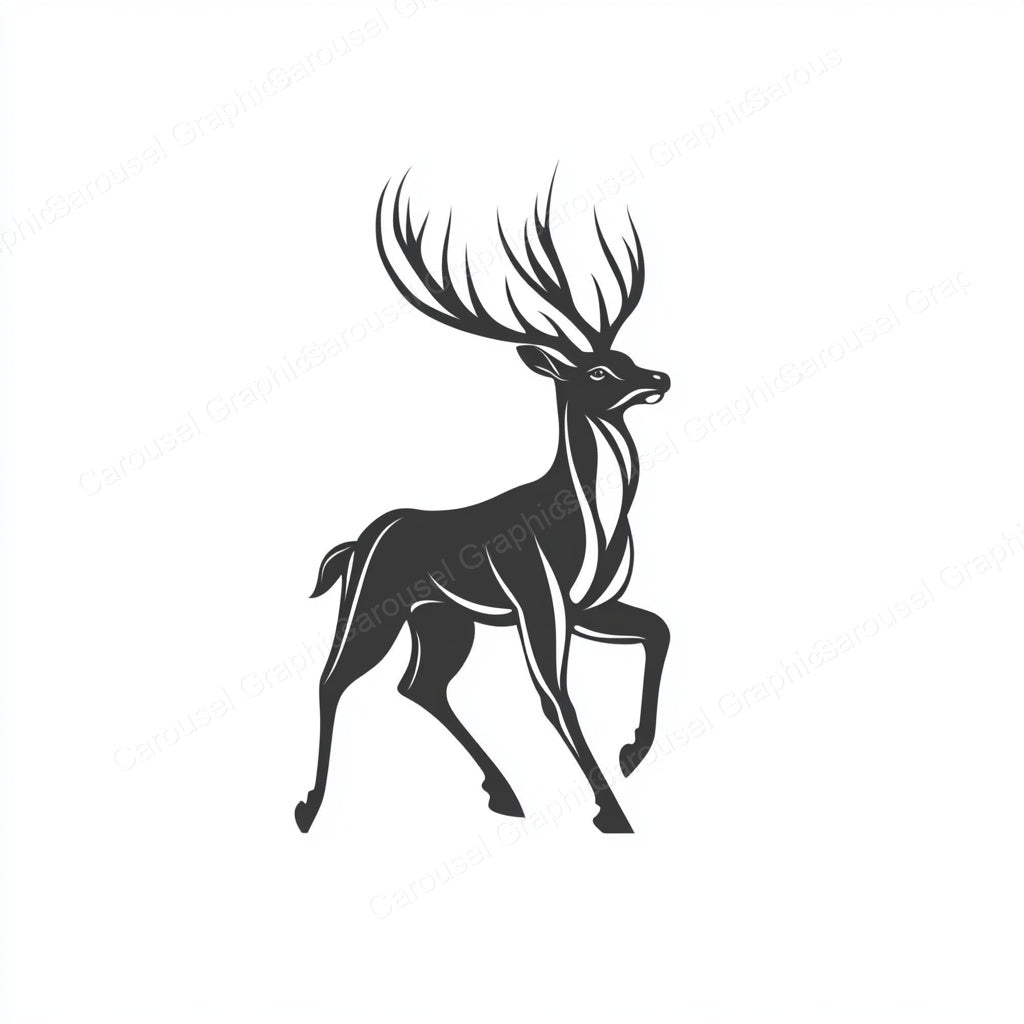 Deer Vector Graphic preview