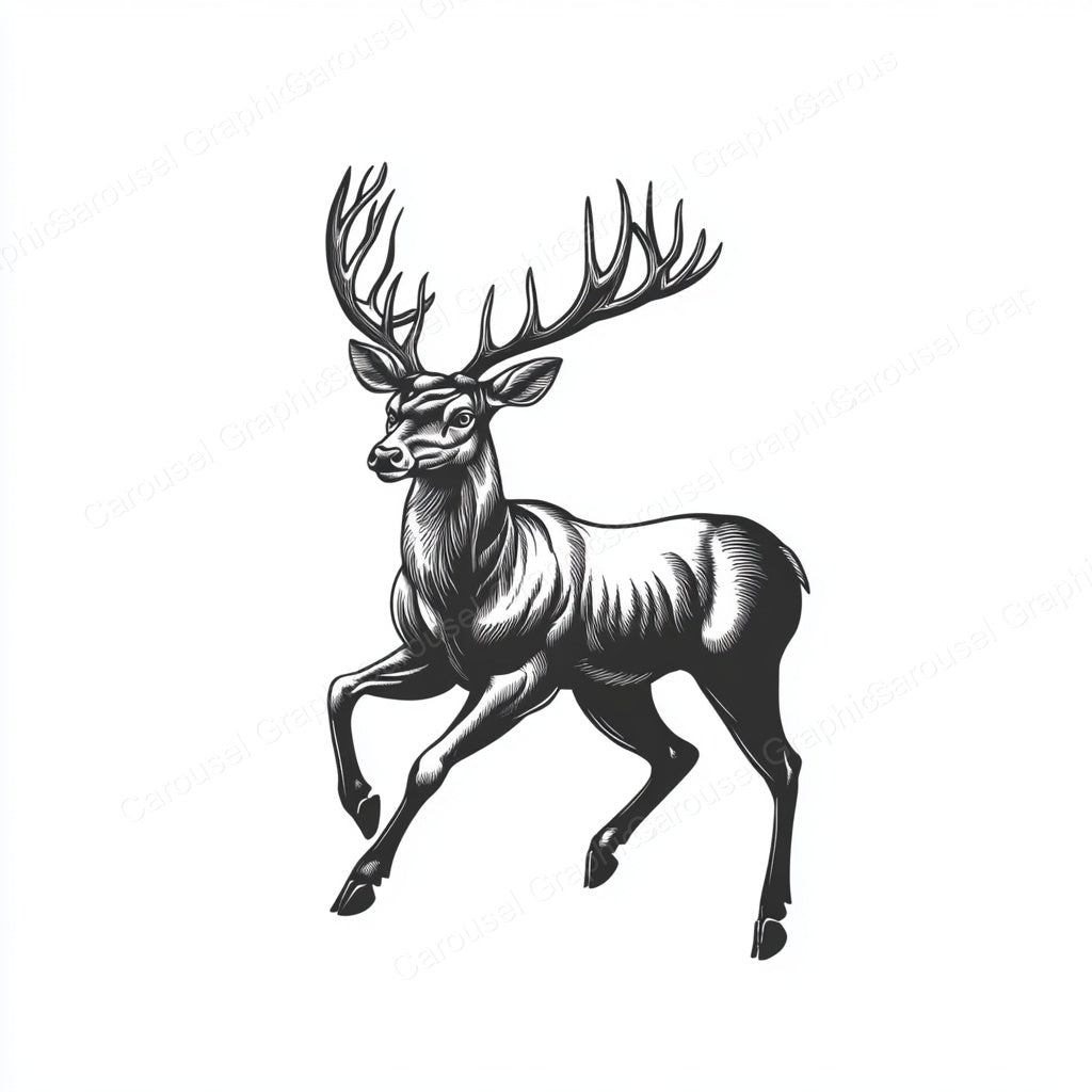 Deer Vector Graphic preview