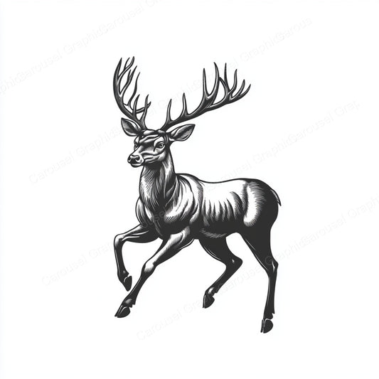 Deer Vector Graphic preview
