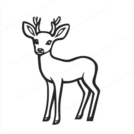 Deer Vector Graphic preview