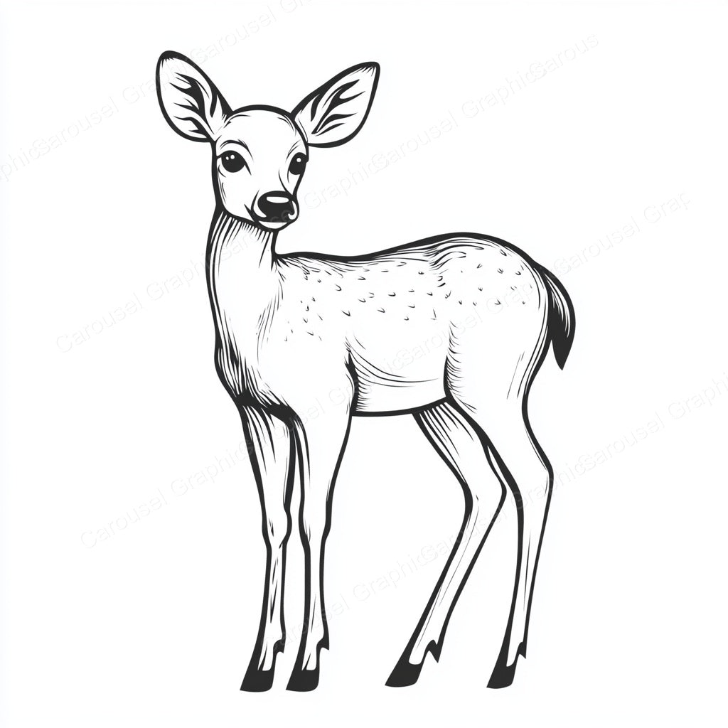 Deer Vector Graphic preview