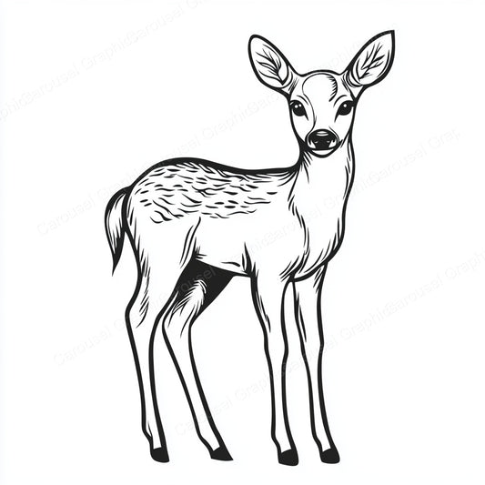 Deer Vector Graphic preview