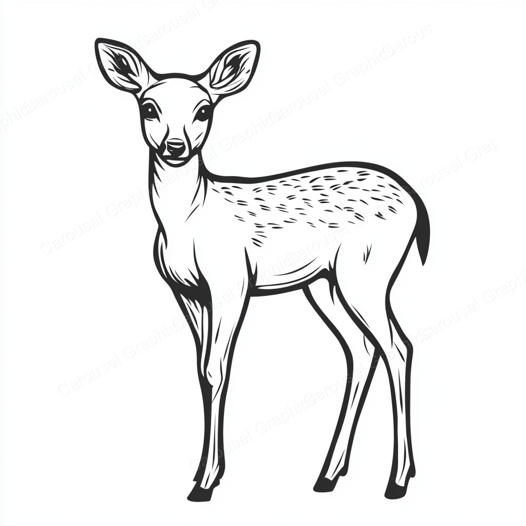 Deer Vector Graphic preview
