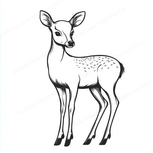 Deer Vector Graphic preview