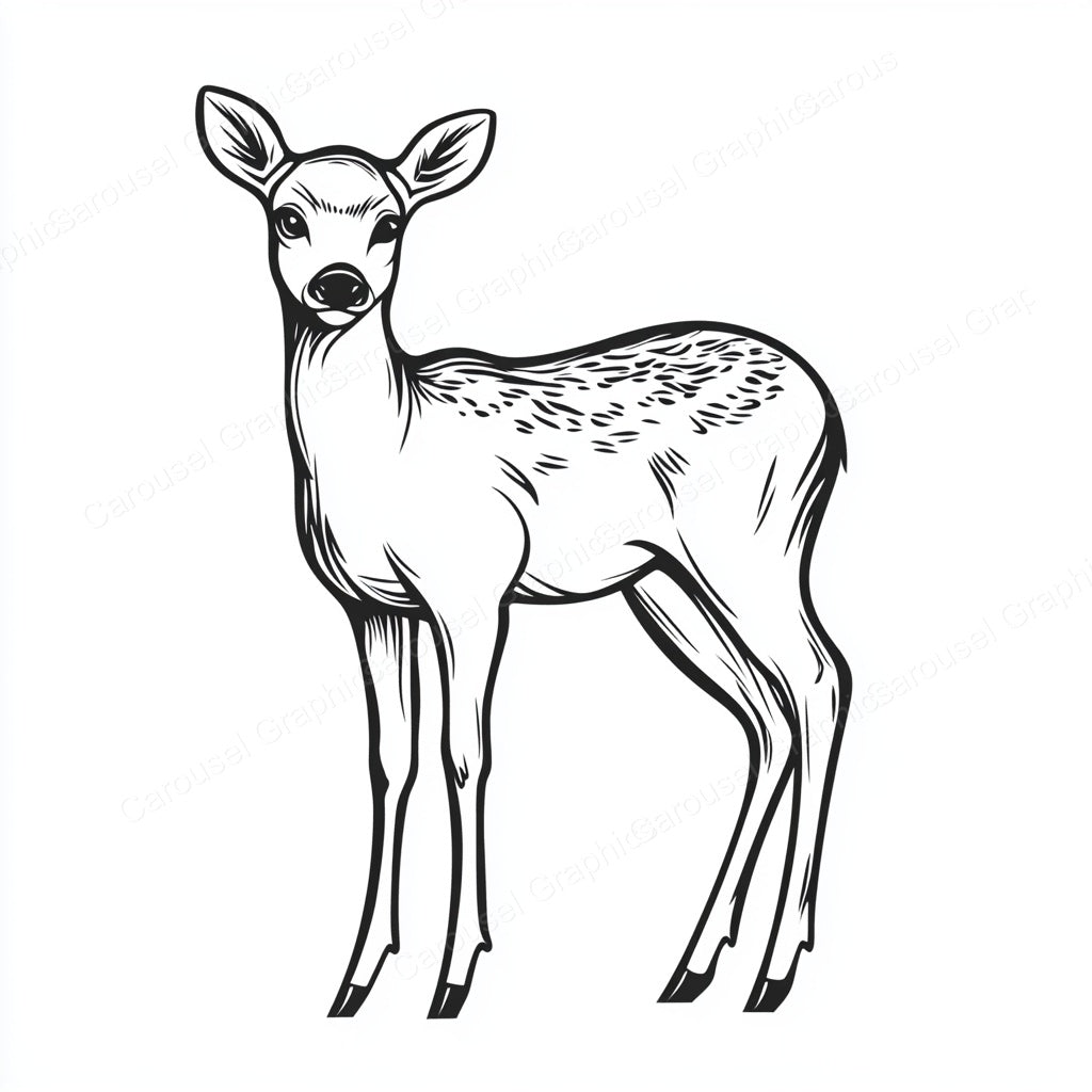 Deer Vector Graphic preview