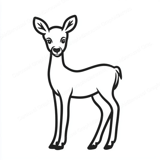 Deer Vector Graphic preview