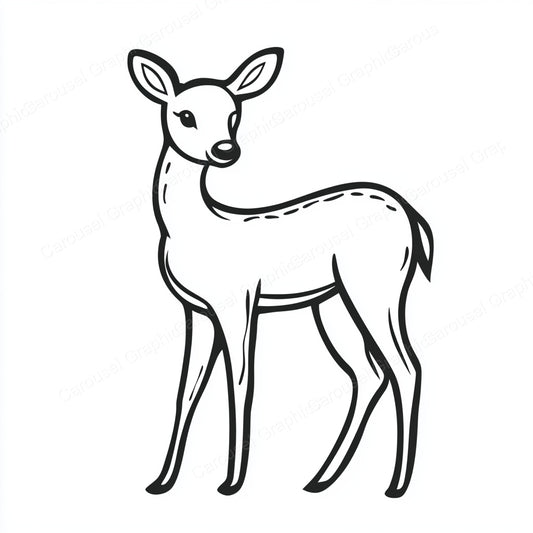 Deer Vector Graphic preview