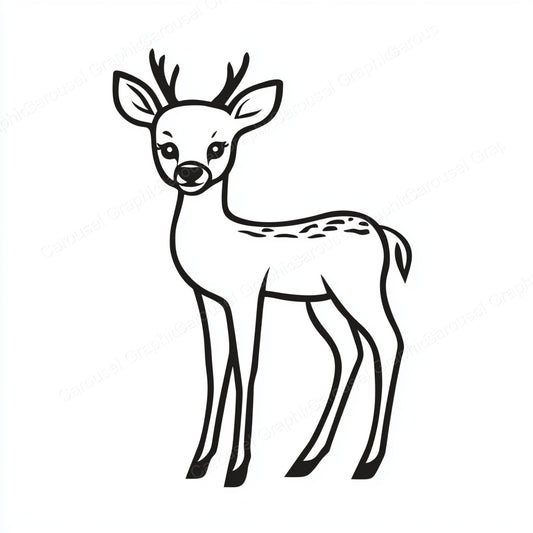 Deer Vector Graphic preview