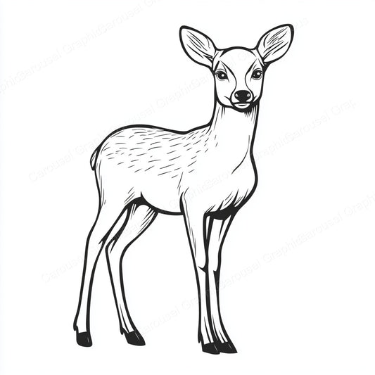 Deer Vector Graphic preview