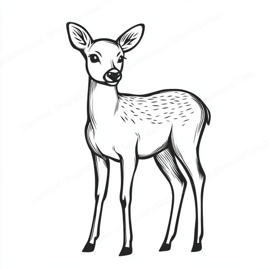 Deer Vector Graphic preview