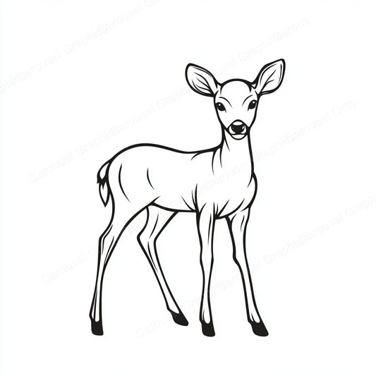 Deer Vector Graphic preview