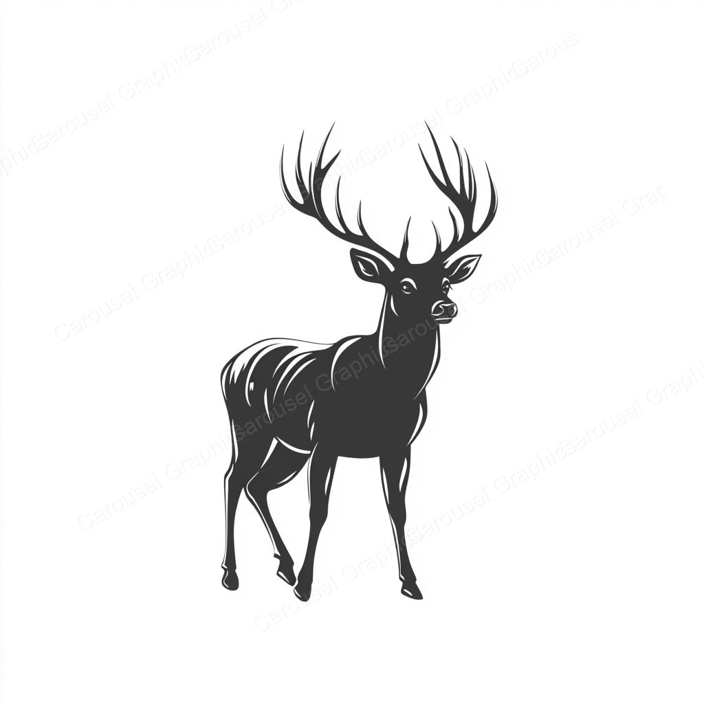 Deer Vector Graphic preview