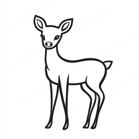 Deer Vector Graphic preview