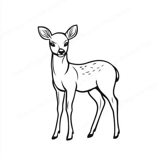 Deer Vector Graphic preview