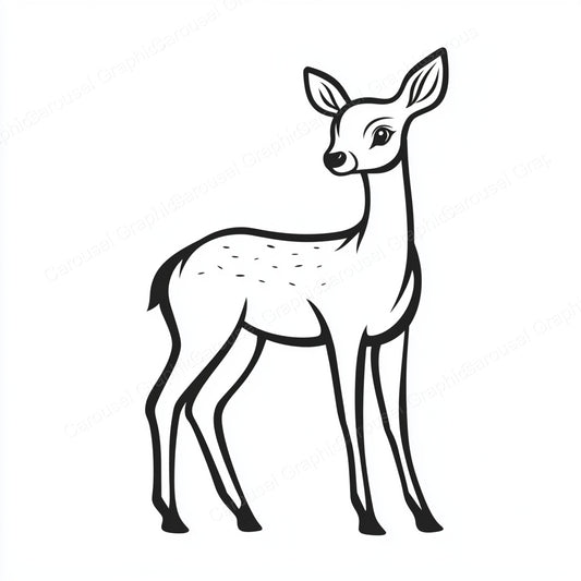 Deer Vector Graphic preview