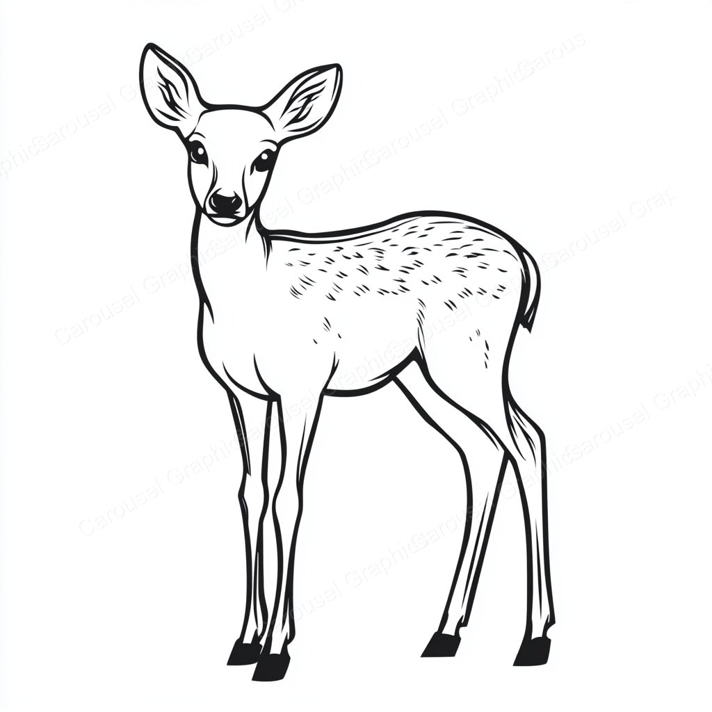 Deer Vector Graphic preview