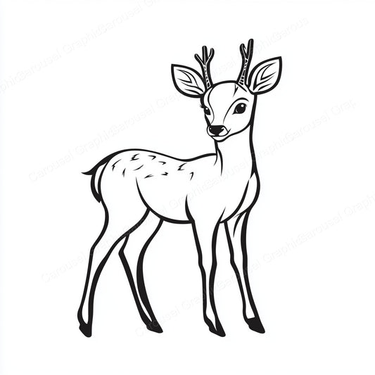 Deer Vector Graphic preview