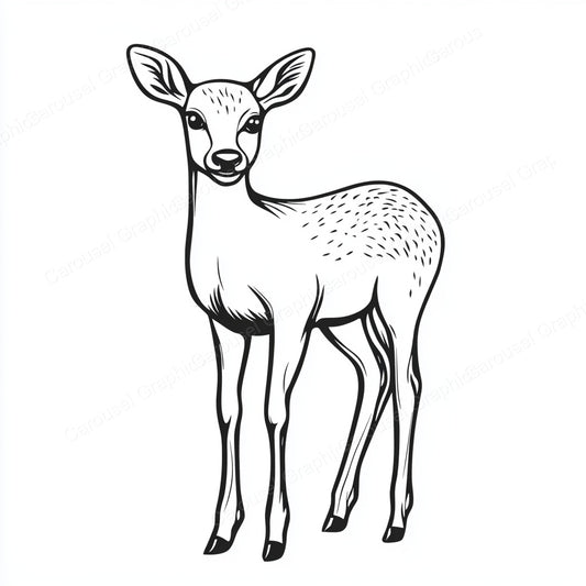 Deer Vector Graphic preview