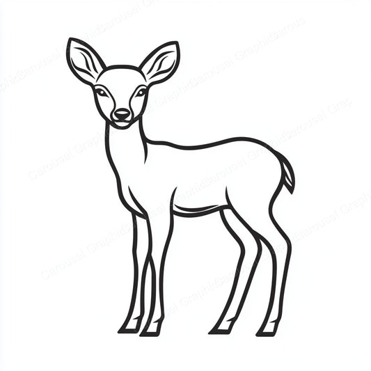 Deer Vector Graphic preview