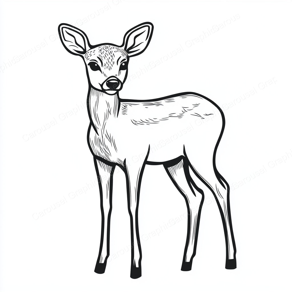 Deer Vector Graphic preview