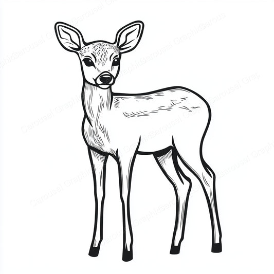 Deer Vector Graphic preview