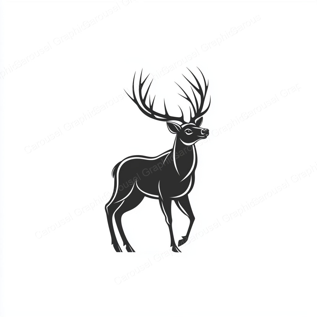 Deer Vector Graphic preview