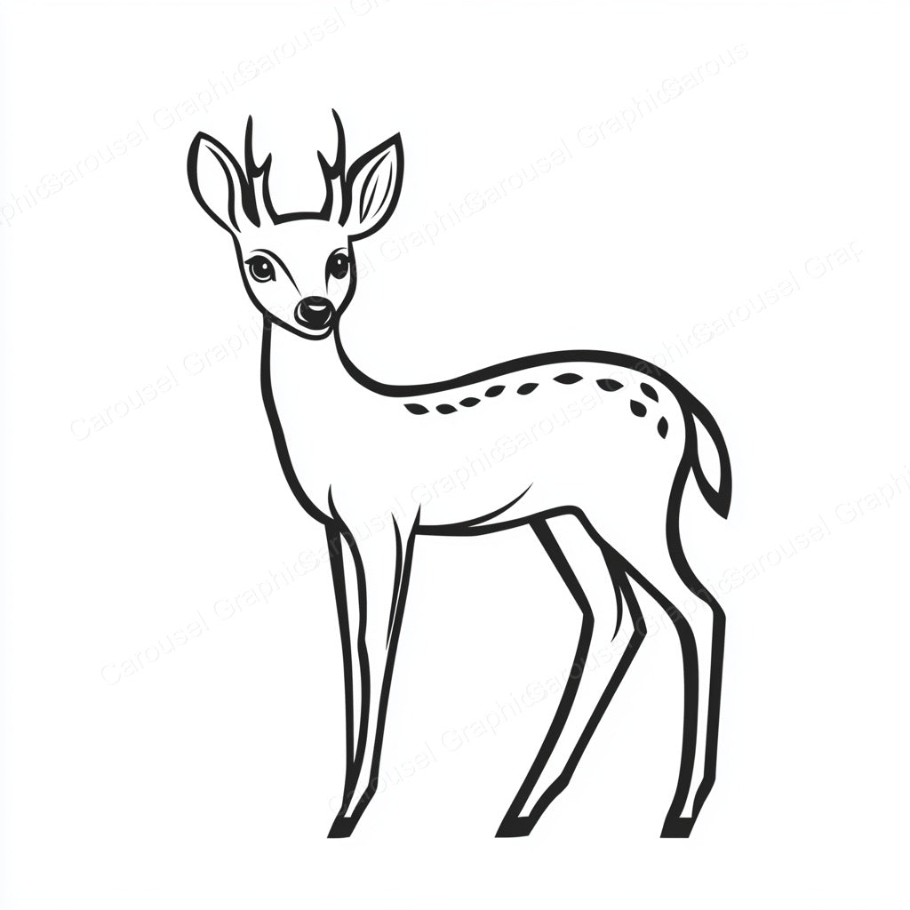 Deer Vector Graphic preview