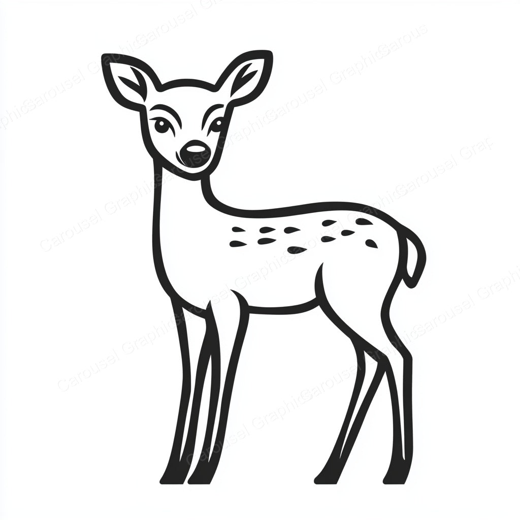 Deer Vector Graphic preview