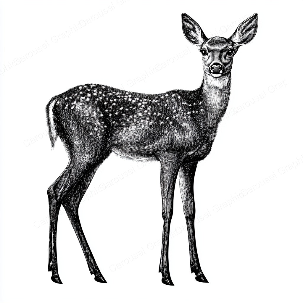 Deer Vector Graphic preview