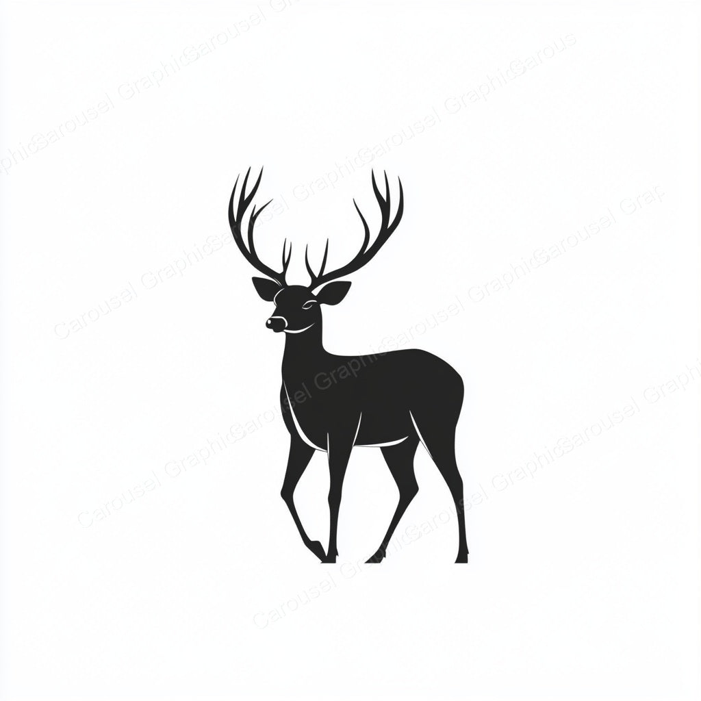 Deer Vector Graphic preview