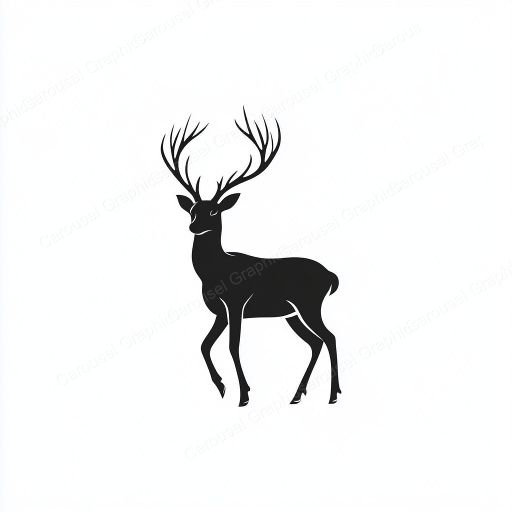 Deer Vector Graphic preview