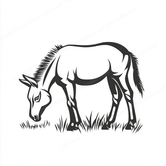 Donkey Vector Graphic preview