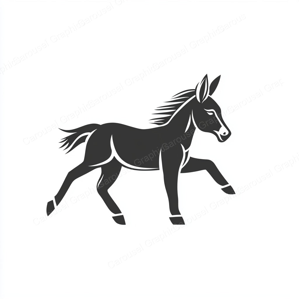 Donkey Vector Graphic preview