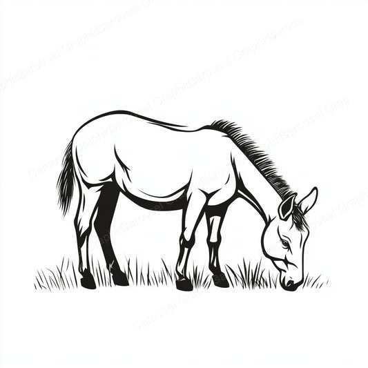 Donkey Vector Graphic preview