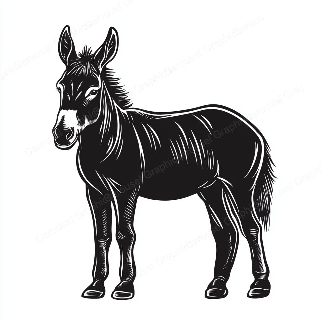 Donkey Vector Graphic preview